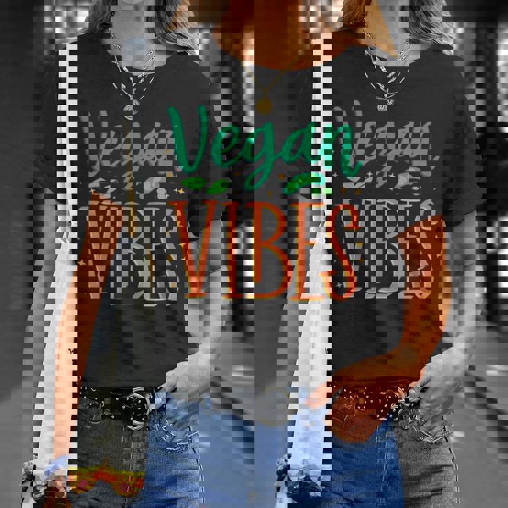 Veganibes 面白いヴィーガン主義 ベジタリアン 植物 ヴィーガン Tシャツ 彼女への贈り物