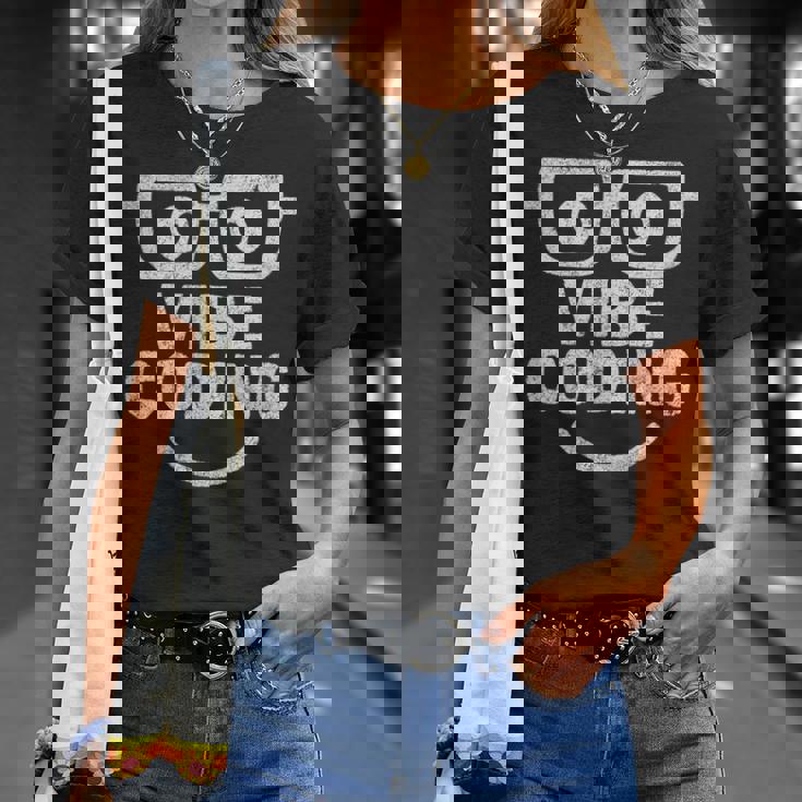 Vibe Coding ユーモア Tシャツ 彼女への贈り物