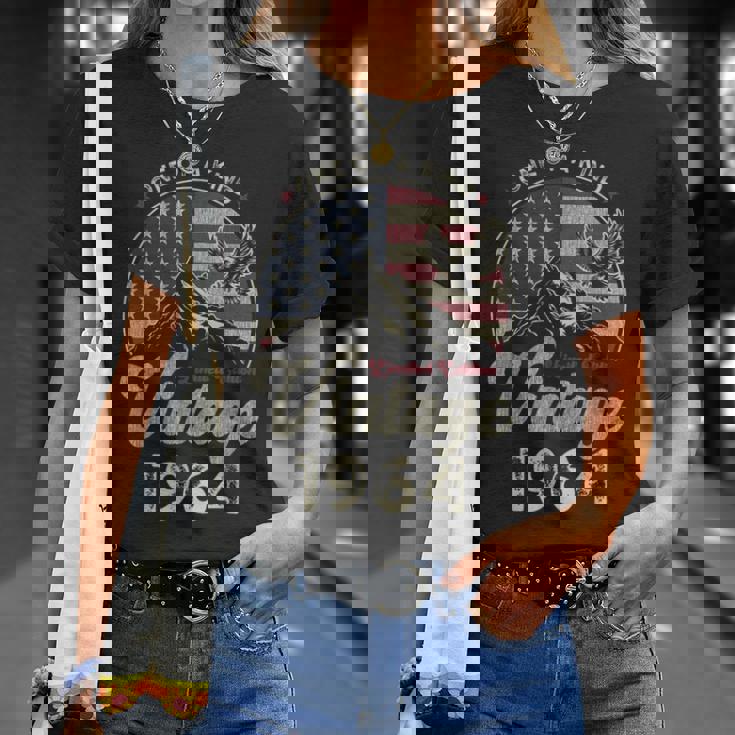 Vintage 1964 愛国的なイーグル、61歳の誕生日、アメリカ国旗 Tシャツ 彼女への贈り物