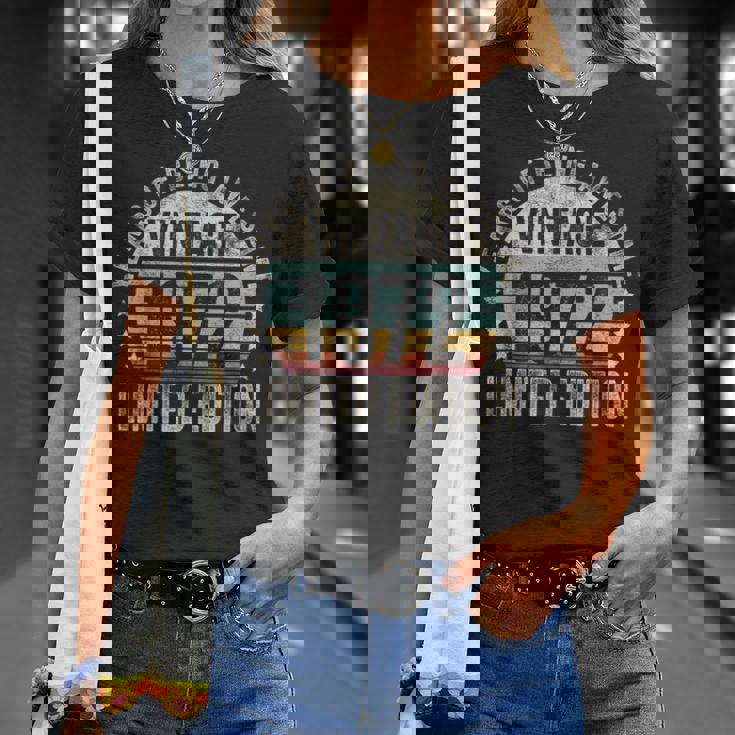 Vintage 1972 Limited Edition Legendary Awesome Epic 1972 Tシャツ 彼女への贈り物