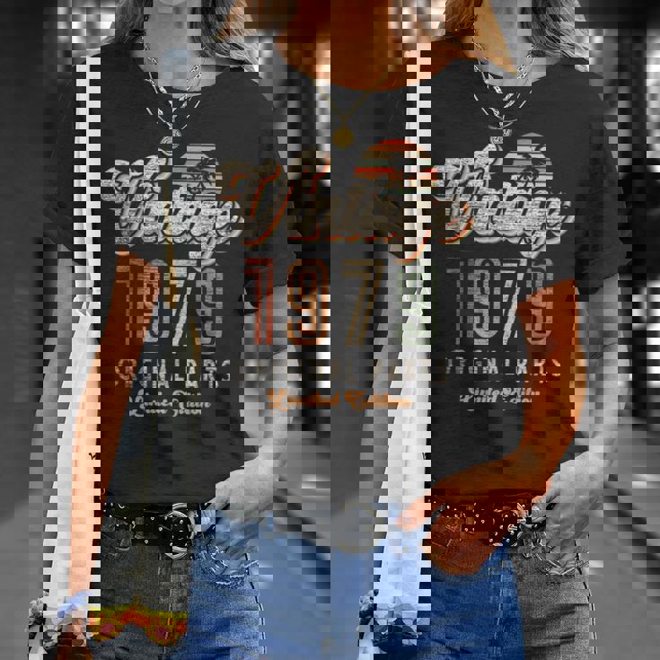 Vintage 1979年 限定版 誕生46周年記念パームス レトロ Tシャツ 彼女への贈り物