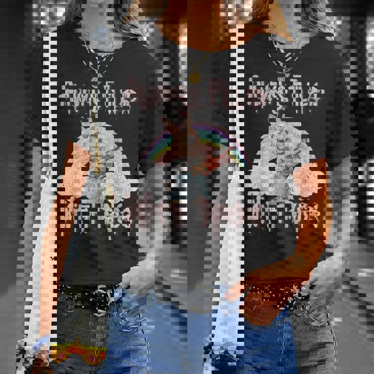 Vintage Chainsaw Bunny Rage Horror Movie Graphic Tシャツ 彼女への贈り物