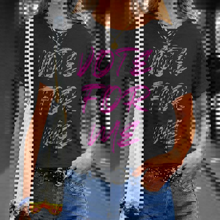 Vote For Me 選挙日 生徒会アパレル Tシャツ 彼女への贈り物