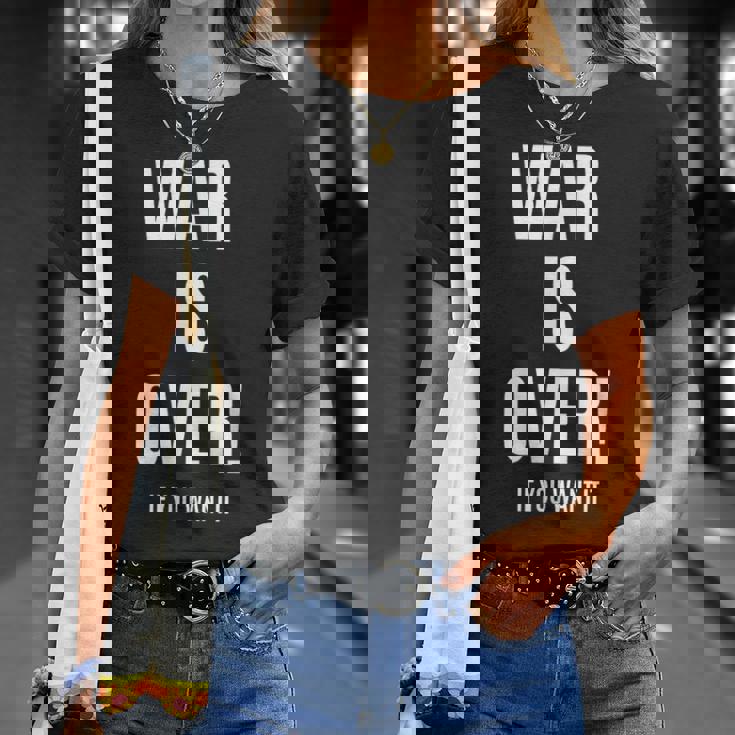 War Is Over If You Want It Tシャツ 彼女への贈り物