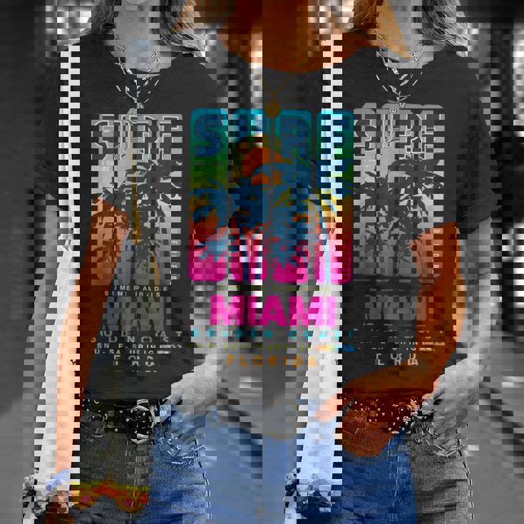 Wear Miami Florida Miami Colorfulunrise Graphic Tシャツ 彼女への贈り物