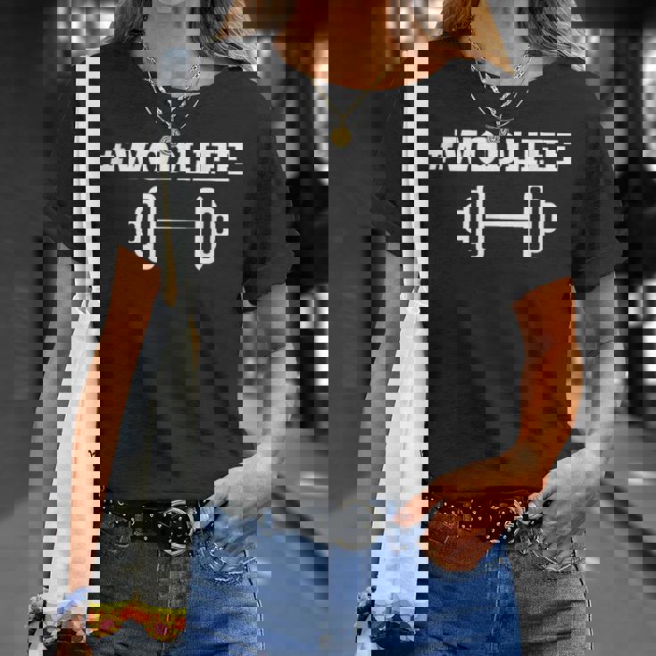 Wod ライフ クロストレーニング ボックス ウェイトリフティング フィットネス 楽しい Tシャツ 彼女への贈り物