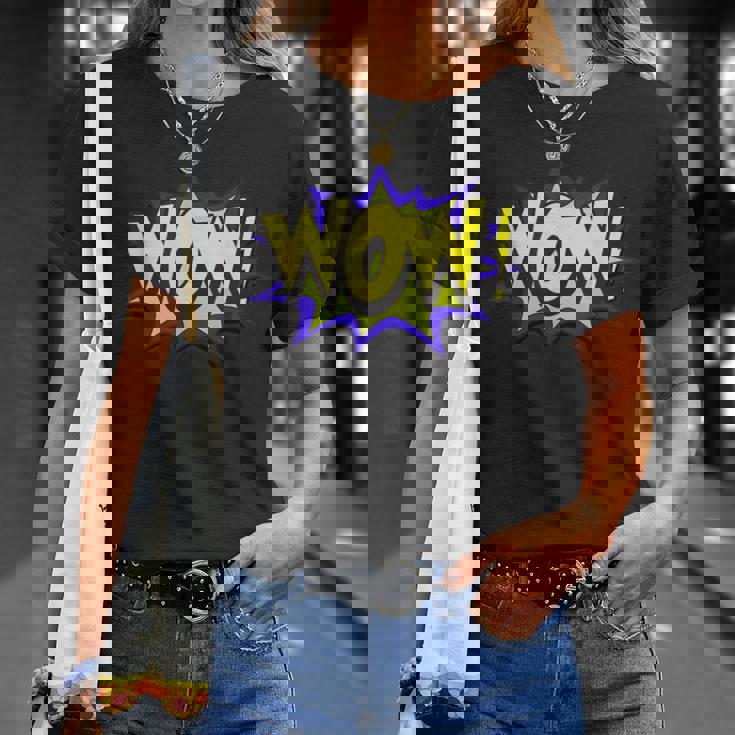 Wow Wow Dad Mom メンズ レディース ボーイズ ガールズ ファニーギフトtシャツ Tシャツ 彼女への贈り物