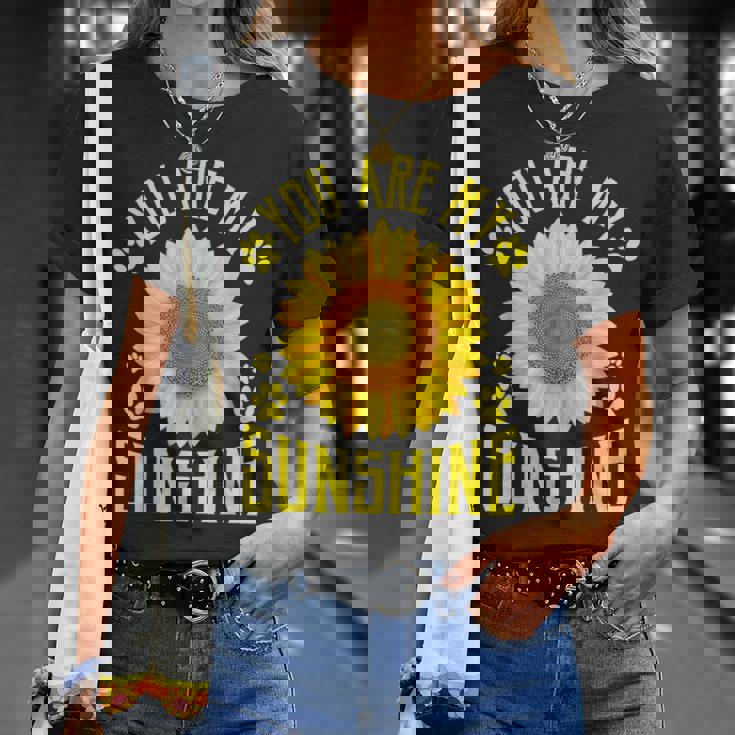 You Are Myunshine ひまわり Tシャツ 彼女への贈り物