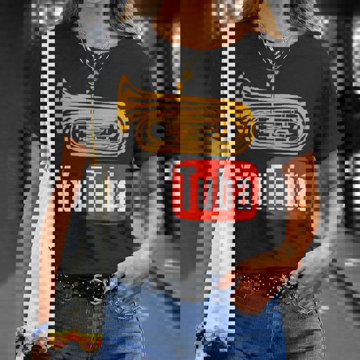 Youtuba おもしろ金管楽器 Tシャツ 彼女への贈り物