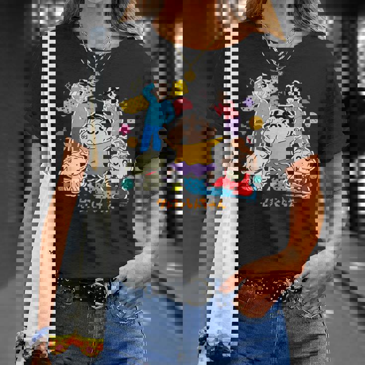 【まんが】クレヨンしんちゃん 野原一家 Tシャツ 彼女への贈り物