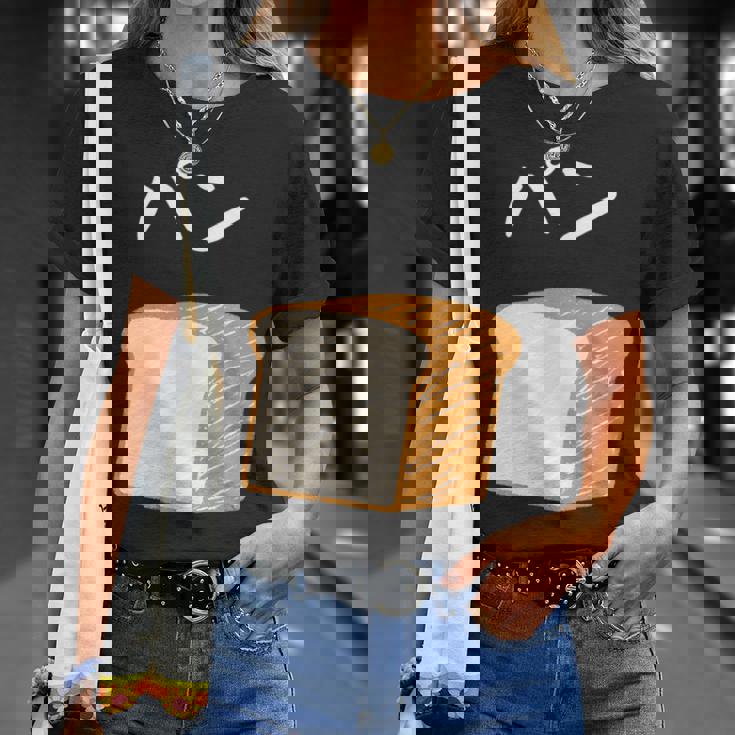 【パン】食パン おもしろ 可愛い 面白い お笑い ユーモア ギャグ ネタ ウケ狙い 笑える 変な Tシャツ 彼女への贈り物