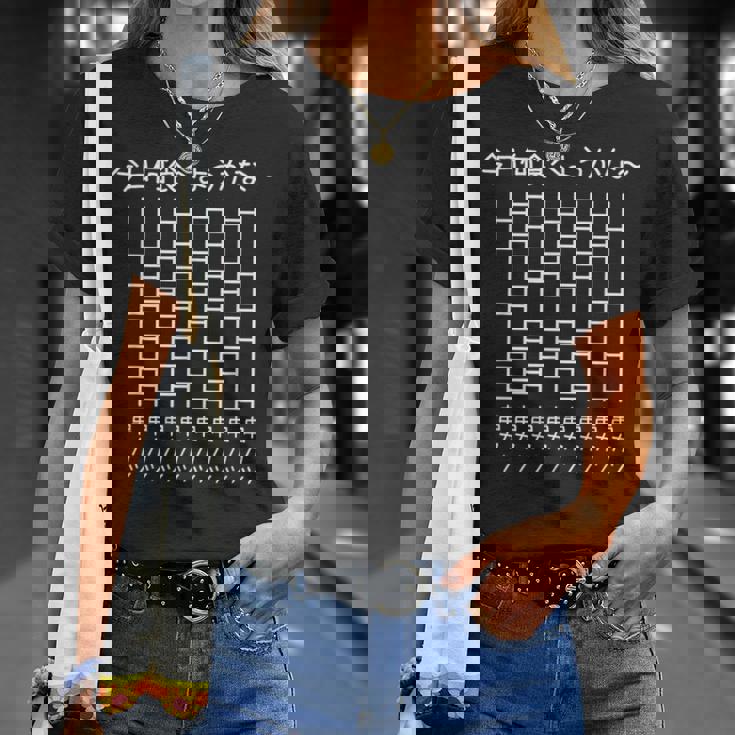 【今日何食べようかな 串カツ】あみだくじ 日本食 遊び心 おもしろ 面白い ユーモア ネタ ウケ狙い 笑える 変な Tシャツ 彼女への贈り物