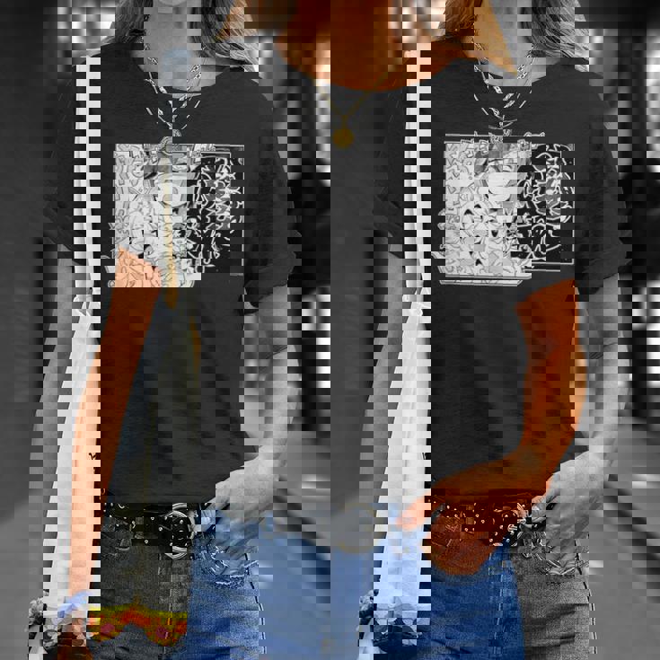 【大神ミオ】『ヤマト神想怪異譚』漫画コマtシャツ（本人セレクト 日本語） Tシャツ 彼女への贈り物