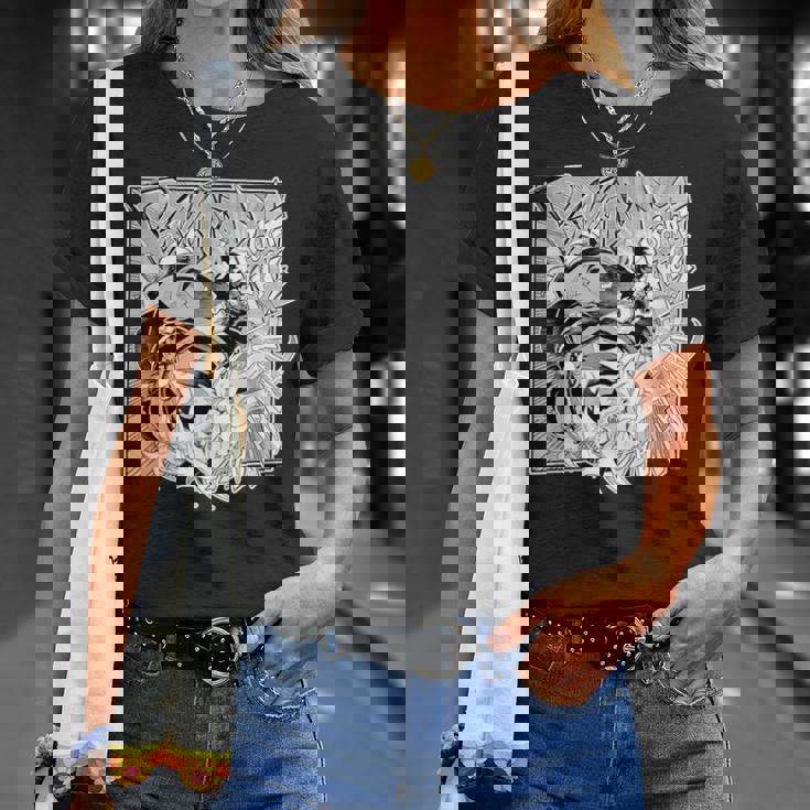 【百鬼あやめ】『ヤマト神想怪異譚』漫画コマtシャツ（本人セレクト 英語） Tシャツ 彼女への贈り物