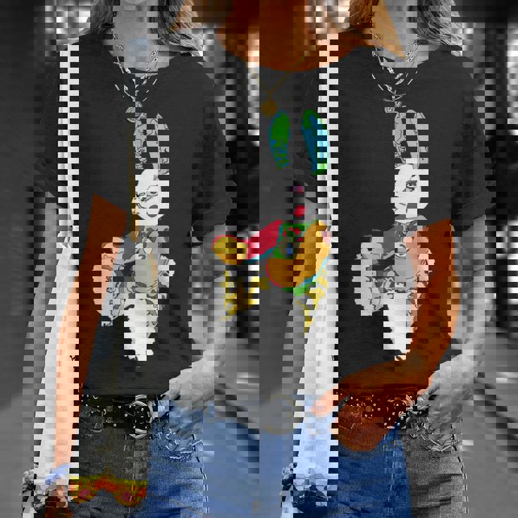 うさぎ星人 Yunaカラー Tシャツ 彼女への贈り物