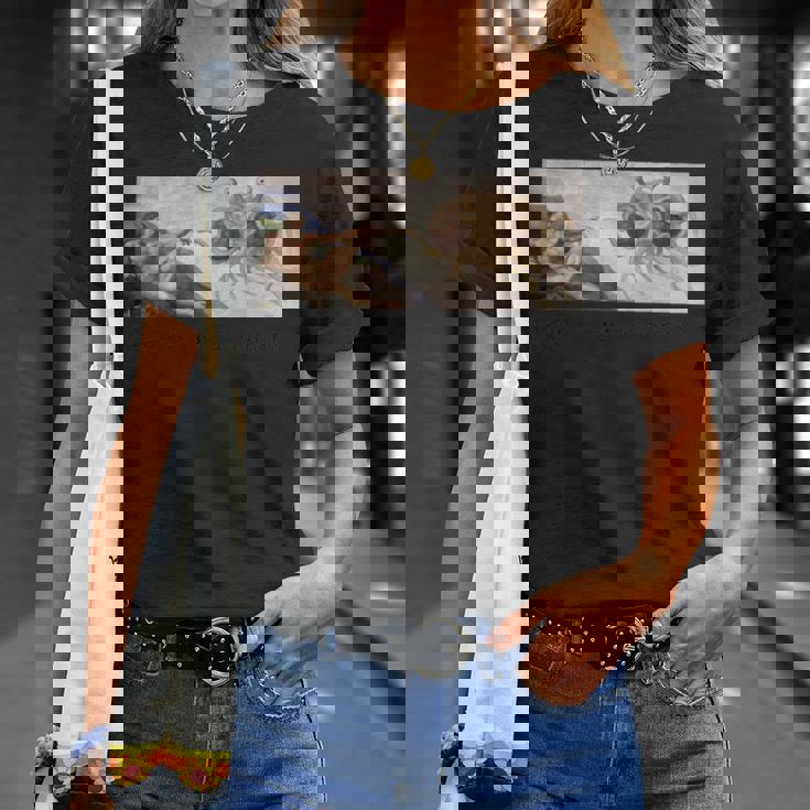 おかしい。ラーメンを頂けますか？空飛ぶスパゲッティモンスターギフト Tシャツ 彼女への贈り物