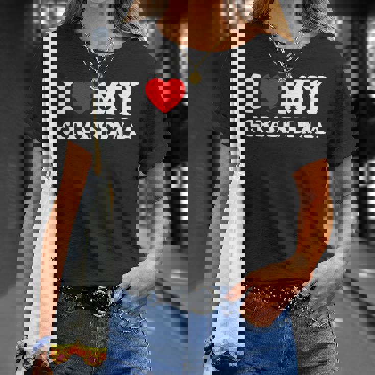 おばあちゃん大好きおばあちゃん大好き Tシャツ 彼女への贈り物