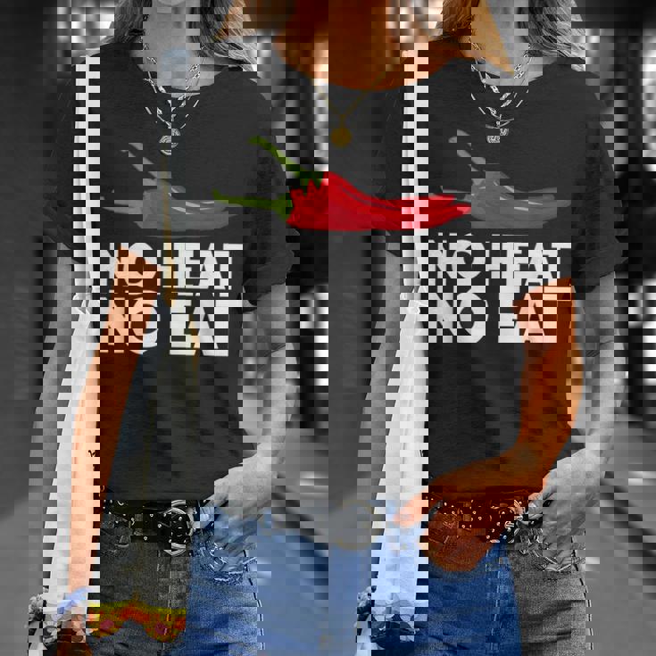 おもしろい 熱なし 食べない 辛い食べ物 クール 唐辛子 辛子 贈り物 Tシャツ 彼女への贈り物