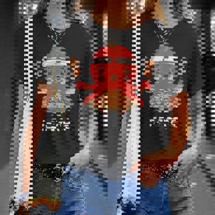 おもしろたこ焼き 和 大阪 日本 食品 ひらがな レターティー Tシャツ 彼女への贈り物