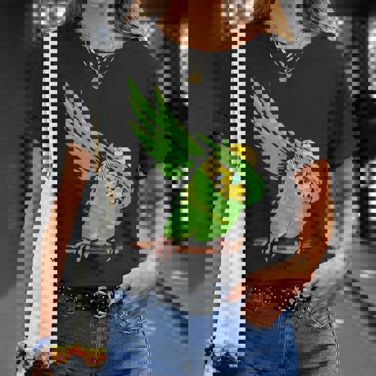 おもしろインコ セキセイインコ ペット オウム 動物 愛 Tシャツ 彼女への贈り物