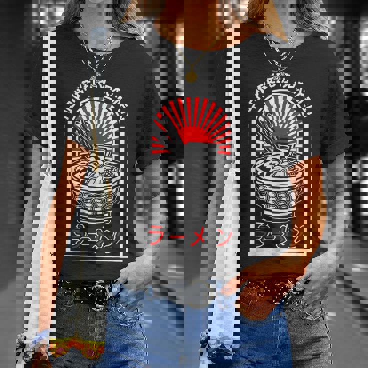 おもしろラーメン 和風丼 箸 Tシャツ 彼女への贈り物