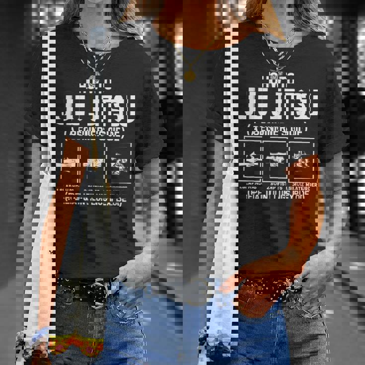 おもしろ柔術初心者ガイド ブラジリアン柔術 Tシャツ 彼女への贈り物