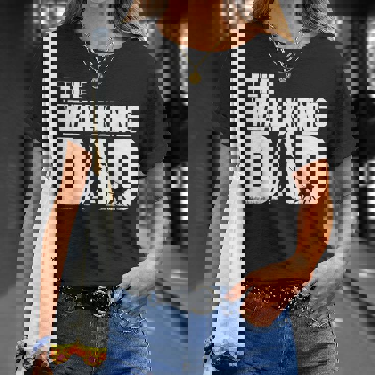 お散歩 お父さん おもしろい 犬 散歩 お父さん ギフト 父の日 Tシャツ 彼女への贈り物