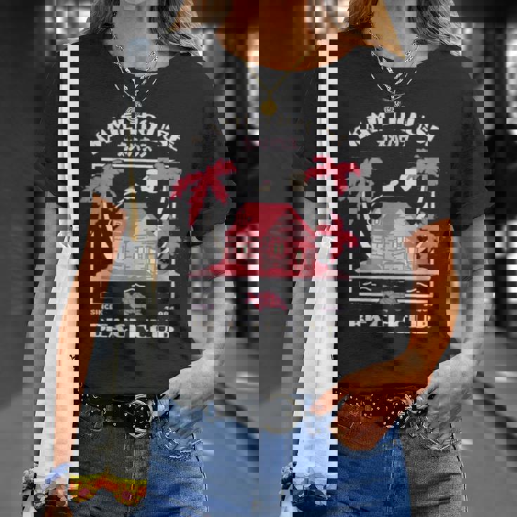 かめハウス ビーチクラブ アニメ 漫画 コミック おもしろギフト Tシャツ 彼女への贈り物