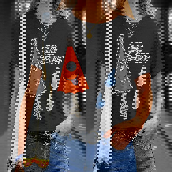 からかさ小僧『なんか よ〜かい？』唐傘 おばけ【ゆるフレンズ】妖怪 かわいい イラスト Tシャツ 彼女への贈り物