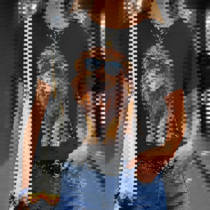 かわいい ライオン キッズ レディース メンズ Tシャツ 彼女への贈り物