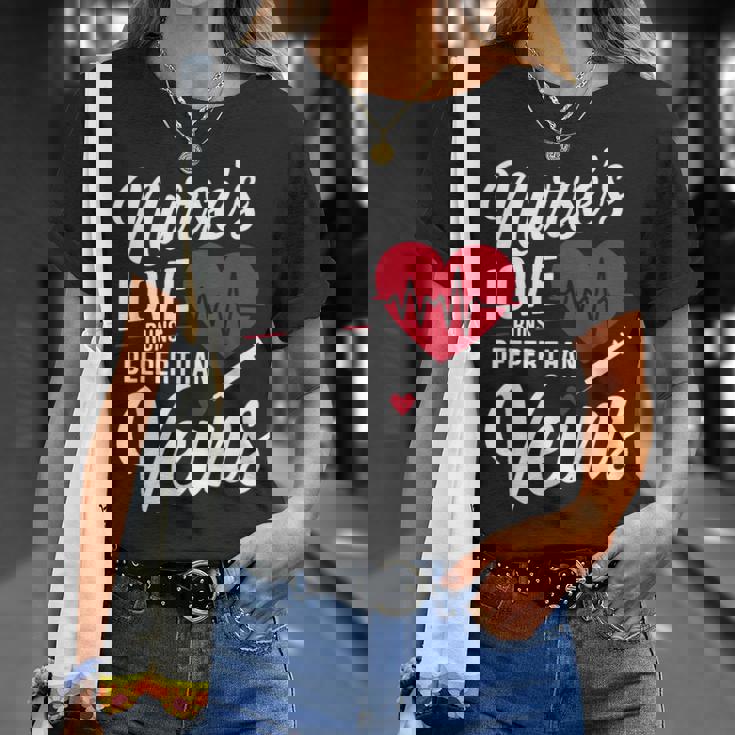 かわいい 看護師 看護デザイン 女性 男性 面白い 看護師 Tシャツ 彼女への贈り物