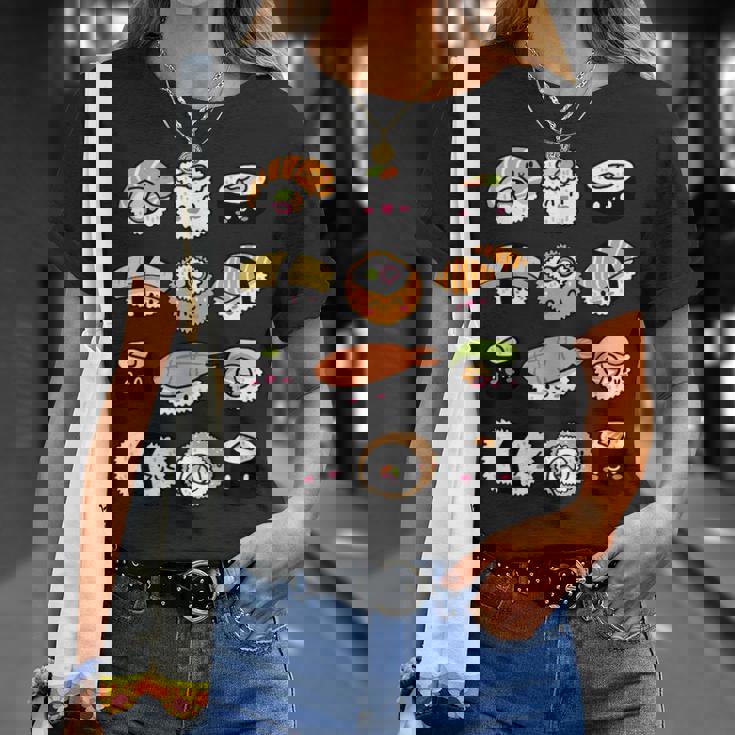 かわいいお寿司 Tシャツ 彼女への贈り物