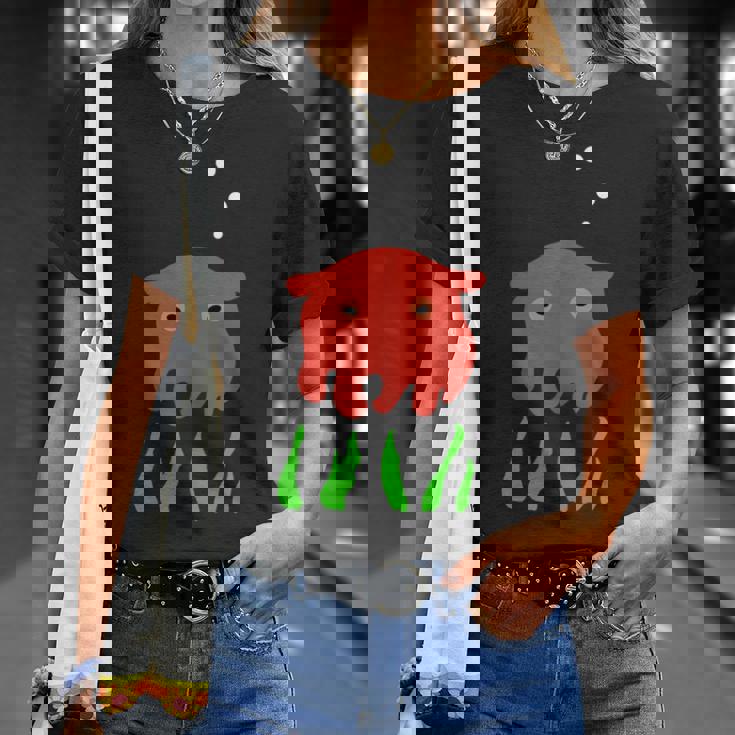 かわいいめんだこシーライフ Tシャツ 彼女への贈り物