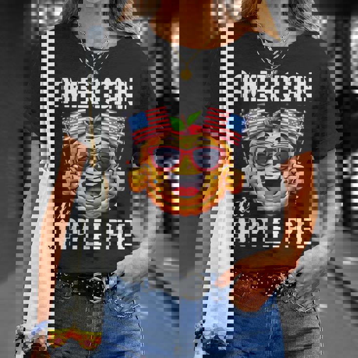 かわいいアメリカンアップルパイシャツ メンズ レディース キッズ Tシャツ 彼女への贈り物