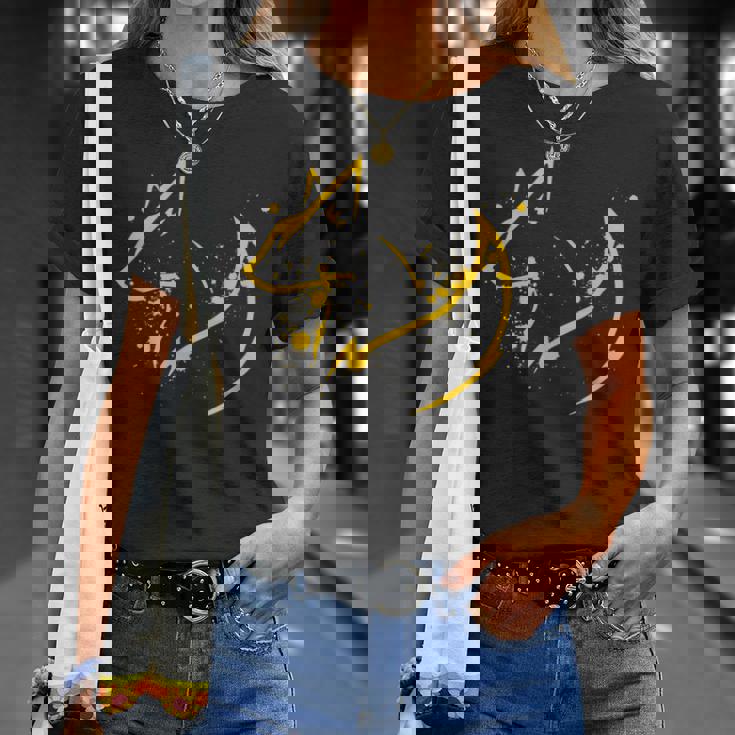 かわいいキツネ ミニマルフォックスピリット動物イラスト Tシャツ 彼女への贈り物