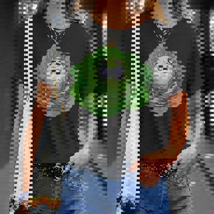 かわいいキャベツチーム ハロウィンコスチューム キャベツ愛好家 ビーガンtシャツ Tシャツ 彼女への贈り物