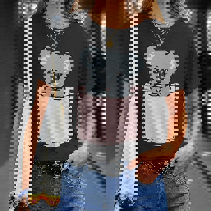 かわいいコアラ コアラベア ポケットアニマル メンズ レディース ティーン キッズ Tシャツ 彼女への贈り物