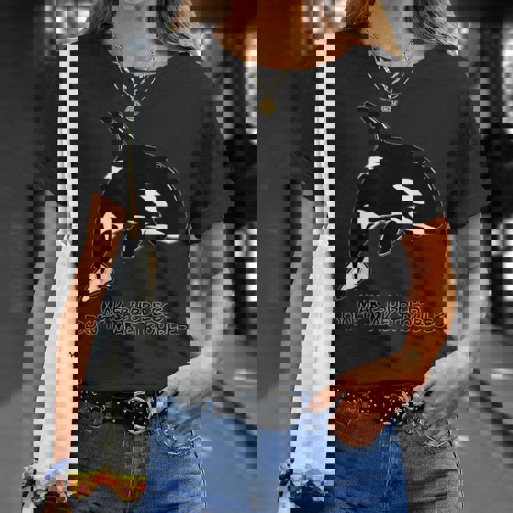 かわいいシャチ Orca Tシャツ 彼女への贈り物