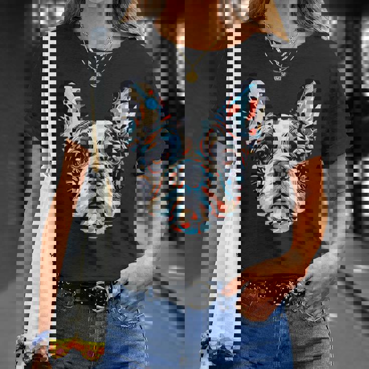 かわいいフレンチブルドッグ 子犬 犬 ラブ Tシャツ 彼女への贈り物