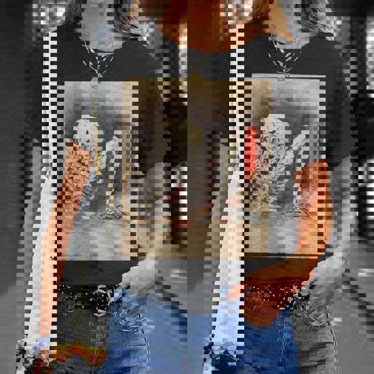 がしゃどくろ【日本の妖怪シリーズ】 Tシャツ 彼女への贈り物