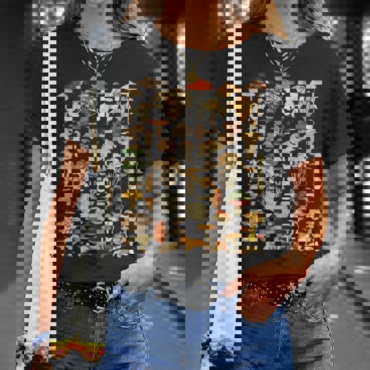 きのこシャツ菌類菌類採食きのこささやき Kinoko Koibito Gifuto Tシャツ 彼女への贈り物