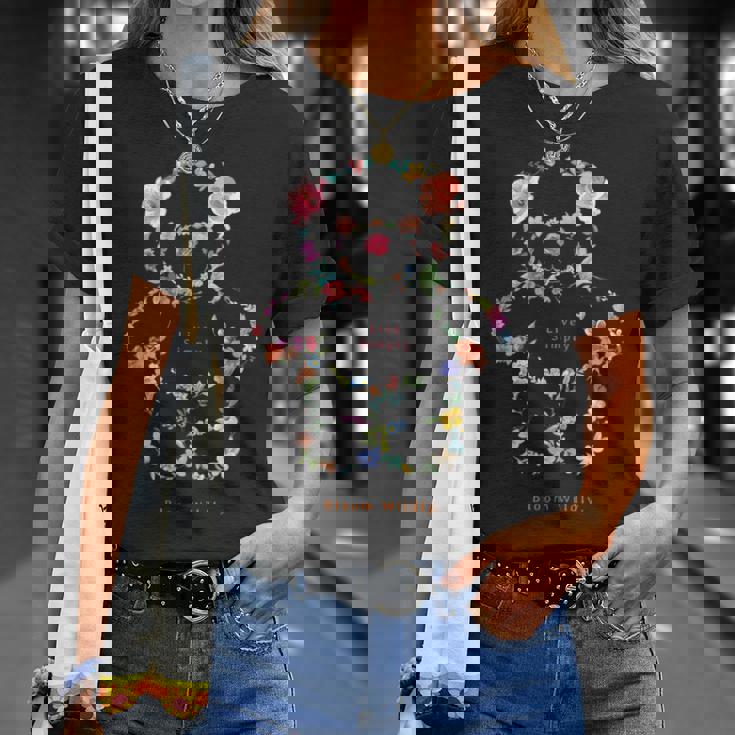 くま やさしい春 美しさのかたち シンプルに咲こう 私らしく Tシャツ 彼女への贈り物