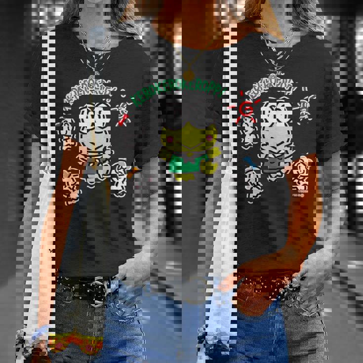 けろけろけろっぴ てるてるぼうず ダークカラー Tシャツ 彼女への贈り物