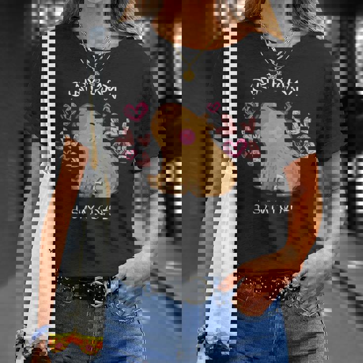 げっ歯類 面白いカピバラ カピバラアート メンズ レディース キッズ Tシャツ 彼女への贈り物