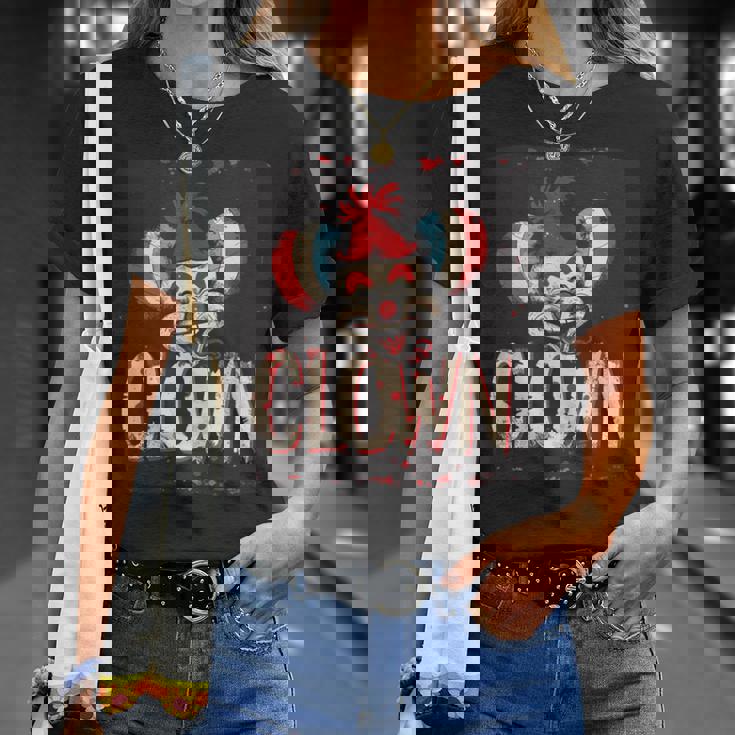 このクラシックなピエロコスチュームで楽しさを抱きしめましょう。 Tシャツ 彼女への贈り物