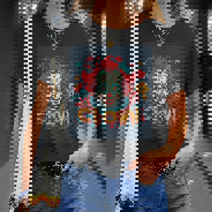 このグーフィーピエロコスチュームで一日を明るくしましょう。 Tシャツ 彼女への贈り物