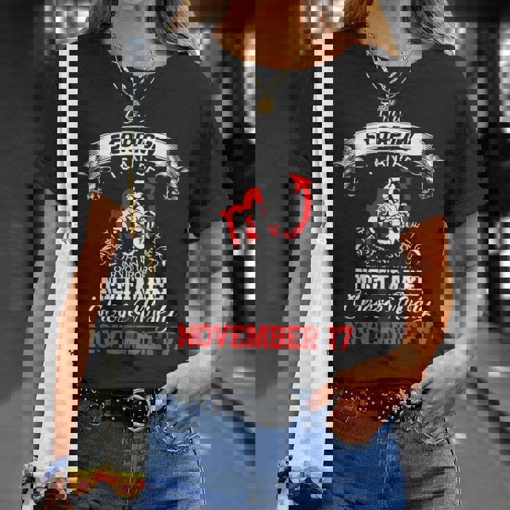 さそり座 11月17日 星座 占星術 星占い サイン 誕生日 Tシャツ 彼女への贈り物