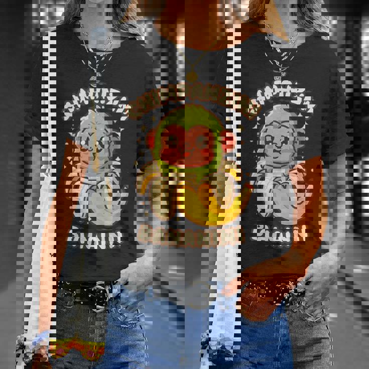 ちびカワイイチンパンジーニバナニーニ イタリアブレインロットミーム Tシャツ 彼女への贈り物