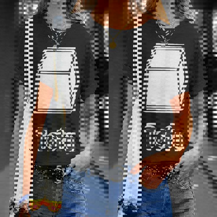 とうふ Tofu（豆腐）【Gohan ごはんタイム】ゆるくて かわいい 面白い イラスト Tシャツ 彼女への贈り物