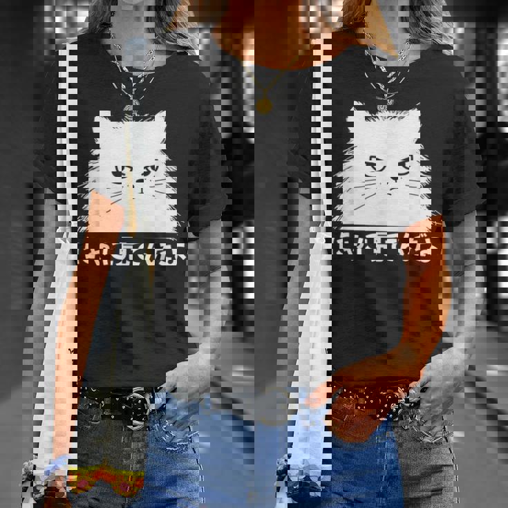 にゃに見てんだよ おもしろ 猫好き 猫飼い 猫 ネコ ねこ 猫 くろねこ好き 面白い サプライズ Tシャツ 彼女への贈り物